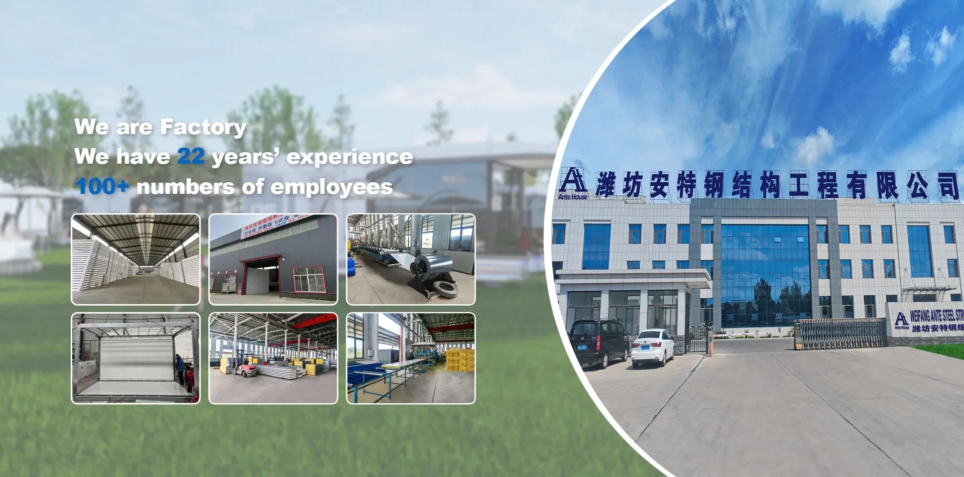 Ammattimainen konttitalotehdas